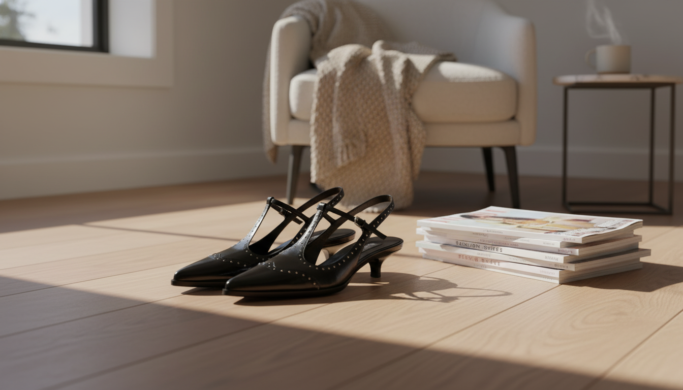 Miu Miu Patent Slingback Pumps: Glossy Kitten Heel Fit